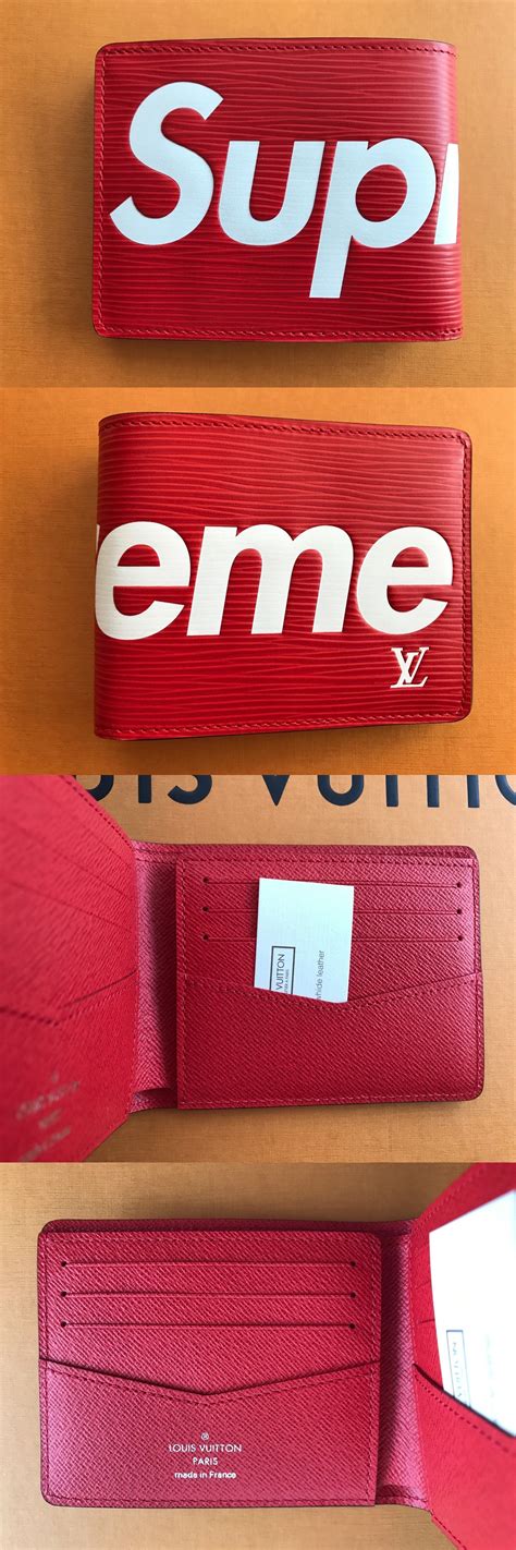 supreme louis vuitton wallet replica|cartera louis vuitton supreme original.